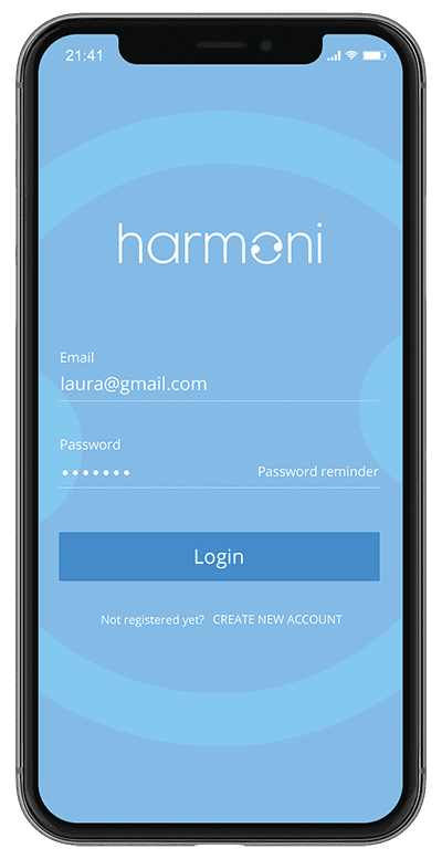 App main screen