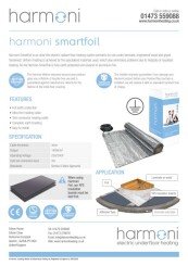 Harmoni SmartFoil Data Sheet